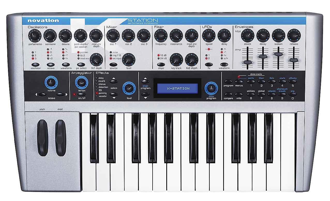 Novation K Station 24鍵 アナログシンセサイザー Novation K Station 24鍵 アナログシンセサイザー Novation K Station